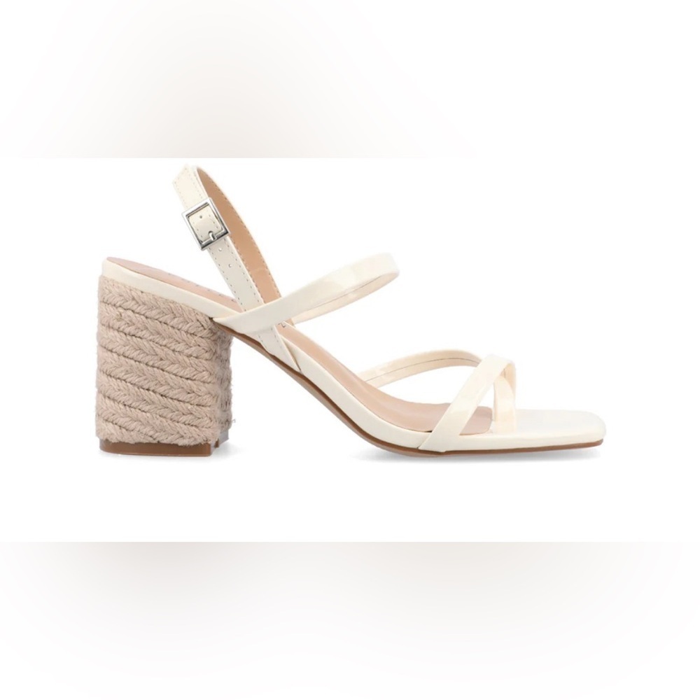 NWOT Journee Collection Size 8.5 Olivina Espadrille Block Heel Sandals